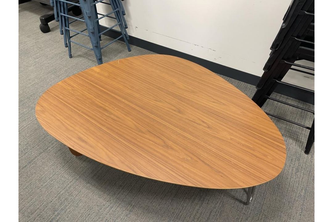 Herman Miller Noguchi Rudder Coffee Table, Brown - Image 2 of 5