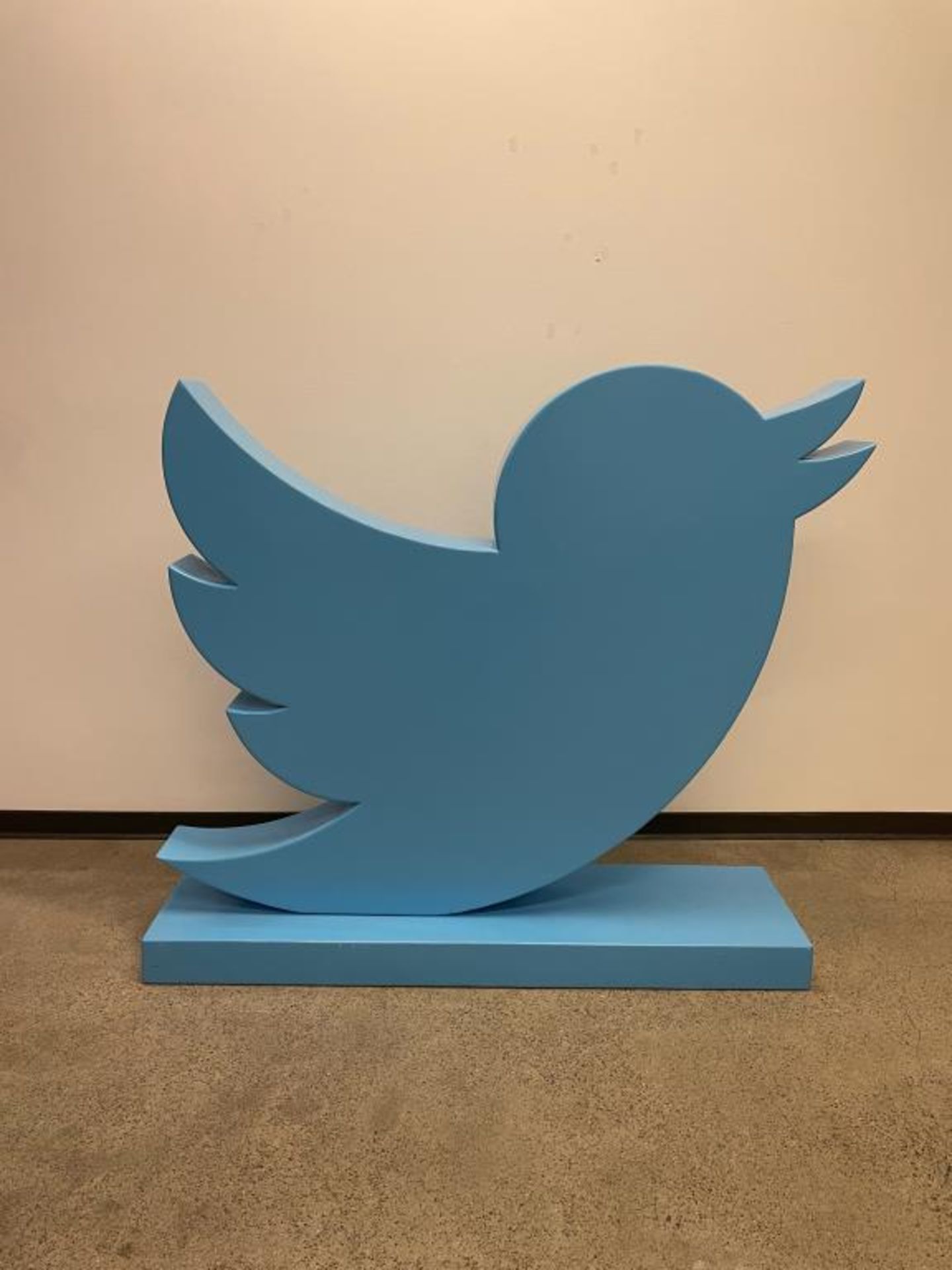 Twitter Bird Statue