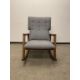 DWR Risom Rocker Chair Walnut / Heather - Image 2 of 7