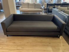 CB2 Dorien Steel Couch 86