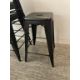 (6qty) Tolix Counter Stools Black 25"H - Image 2 of 4