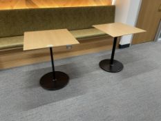 (4qty) Andreu World Podium Café Tables.