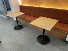(8qty) Andreu World Podium Café Tables.
