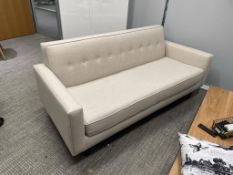 DWR Bantam Sofa Cream Fabric 73