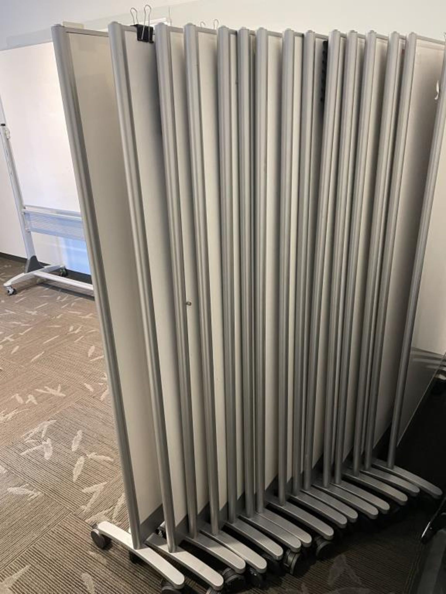 (15qty) Mobile Magnetic Dry Erase Room Divider White Boards - Image 3 of 3