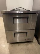 True TUC-27F SS Undercounter Freezer (2 Drawer)