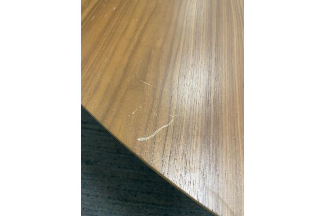 Herman Miller Noguchi Rudder Coffee Table, Brown - Image 3 of 5