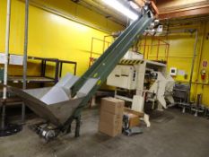 Inclined Conveyor With Hopper