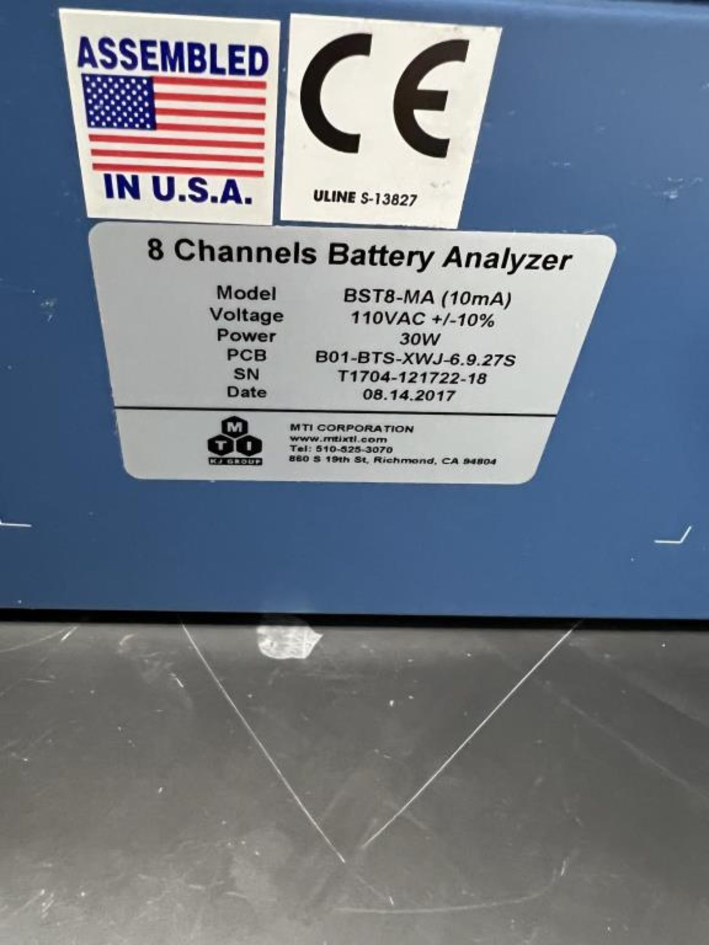 MTI 8 Channel Battery Analyzer - Image 3 of 4
