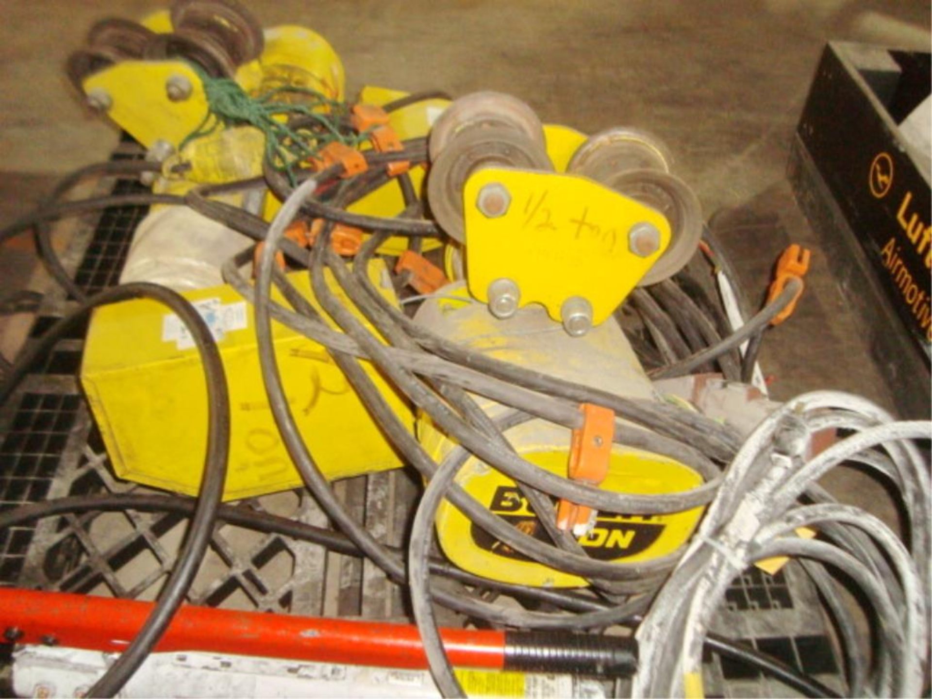 1-Ton Cap. Electric Chain Hoists - Image 3 of 5