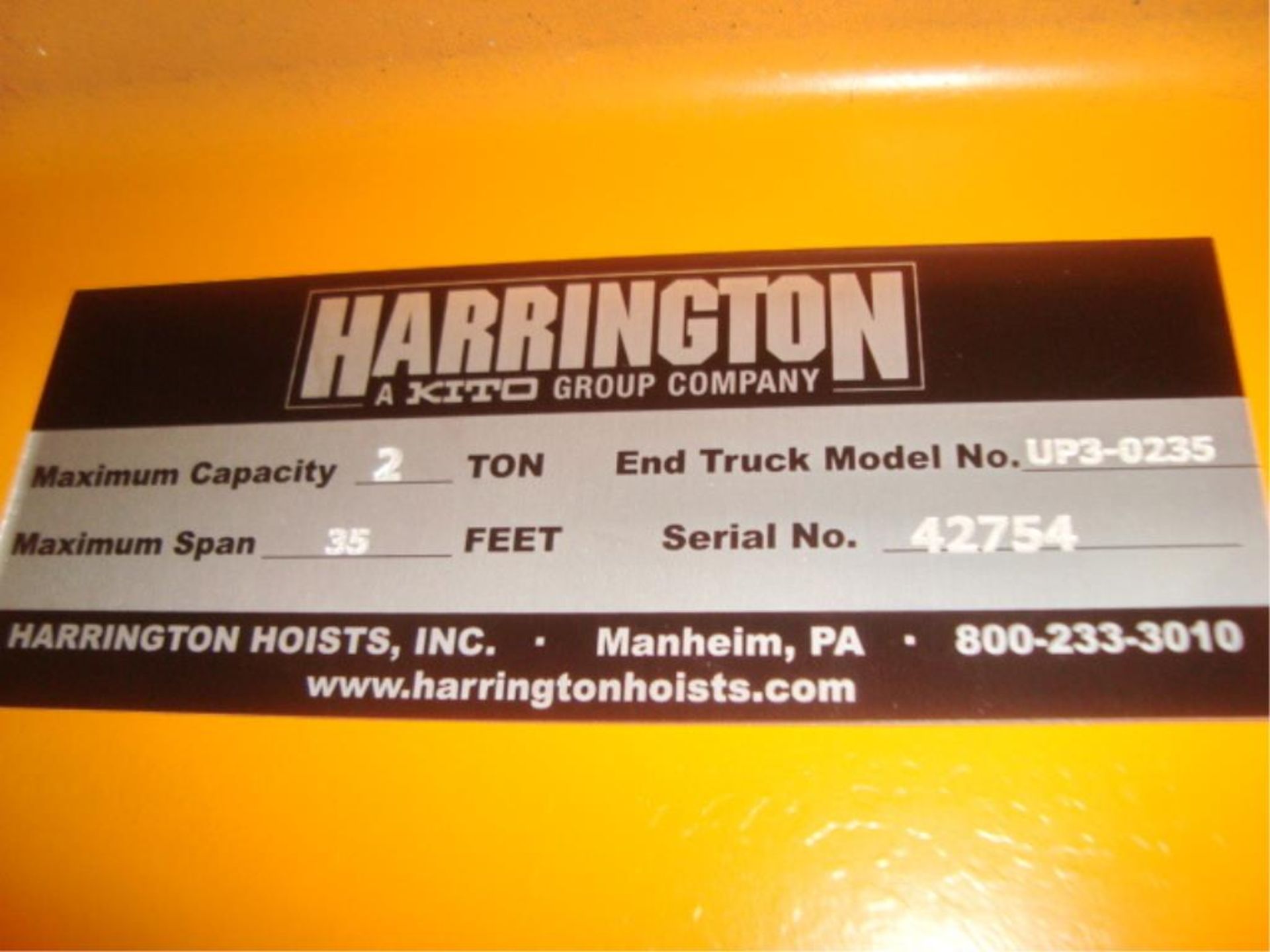 Up 2-Ton Push End Trucks - Image 7 of 11