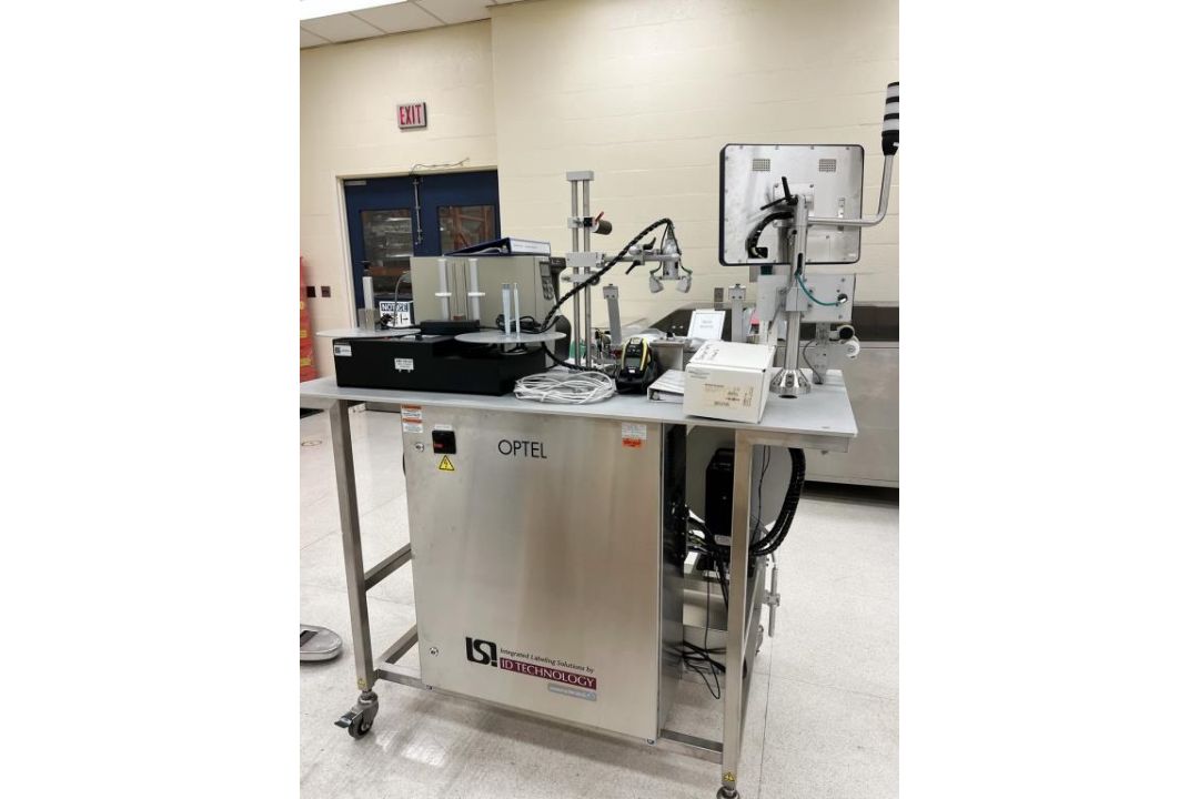 Optel/ID Tech Label Unwind/Print/Inspect/Rewind Station - Image 1 of 3
