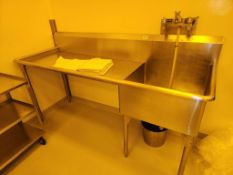 Stainless Sink with return