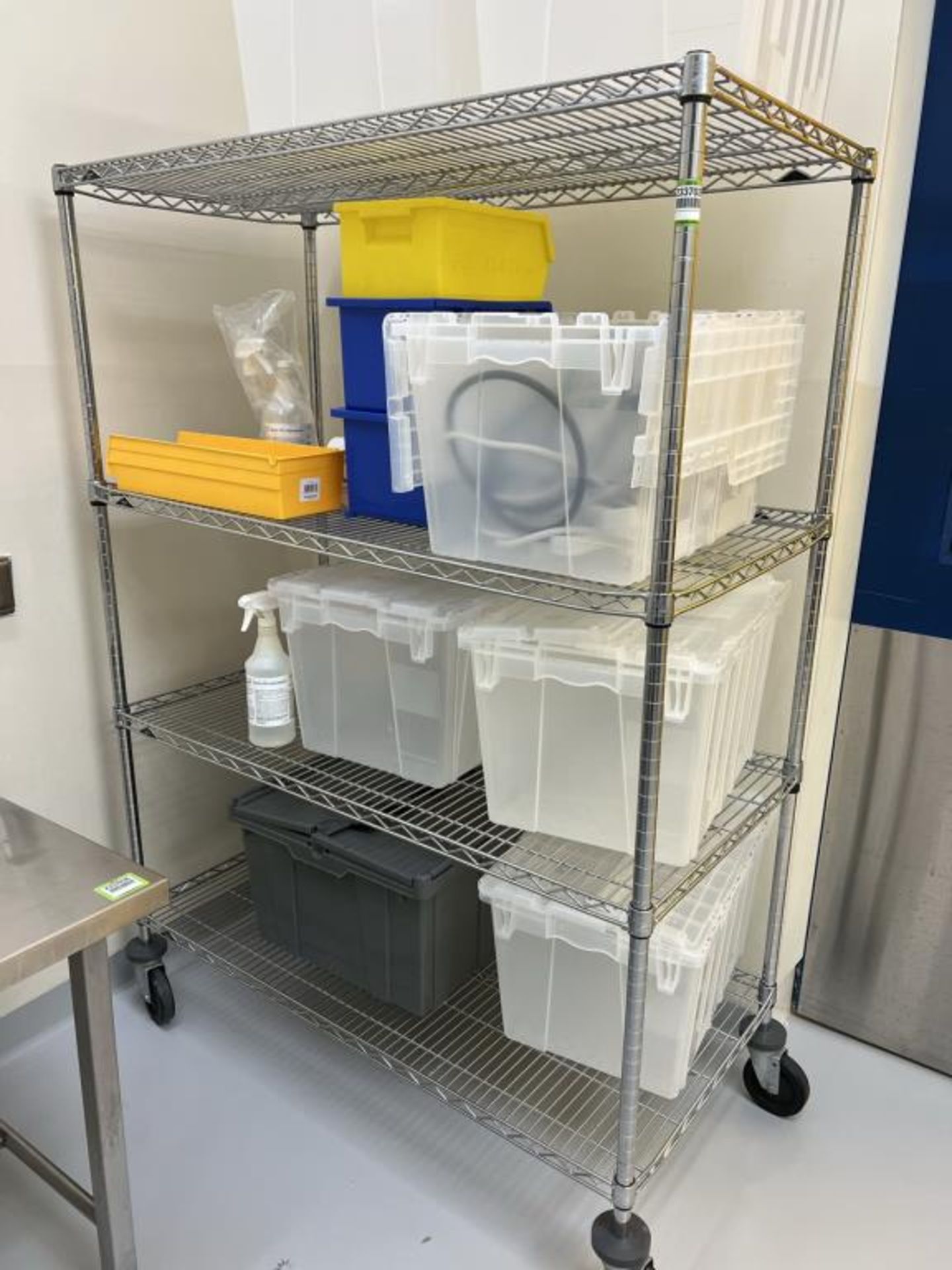 Metro 4 shelf SS Portable Storage Rack