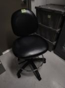 Lab Stools, 5 Wheels , Black