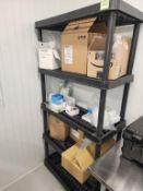 Plastic Rack, 6' High, 5 Shelves