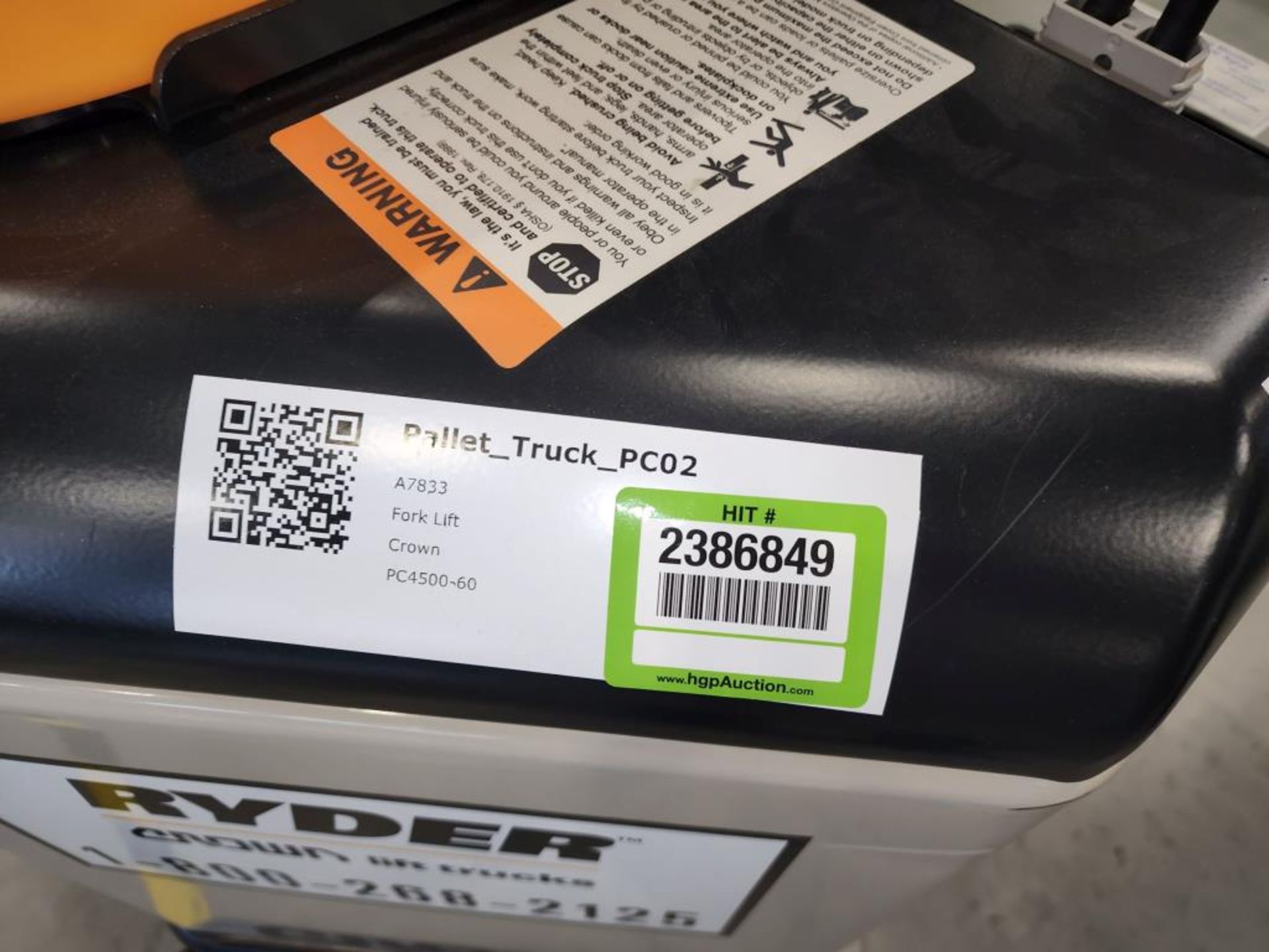 Crown Electric Pallet Truck - Image 13 of 13