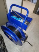 Vinyl Strapping Machine, Blue