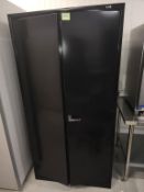 Black, 2 Door Cabinet