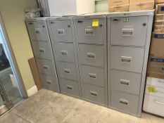 FireKing 4 Drawer File Cabinet