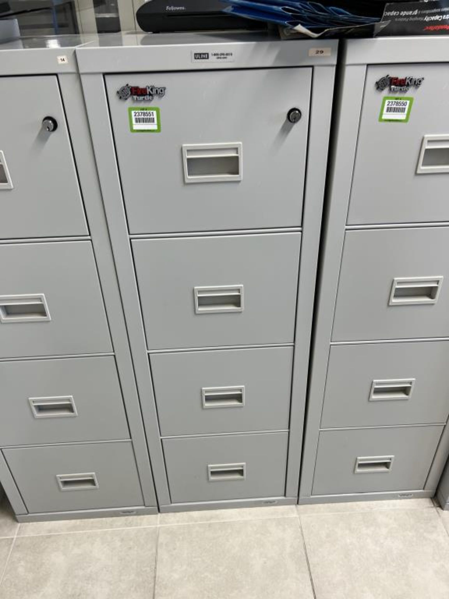 FireKing 4 Drawer File Cabinet