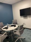 Video Conferencing w/ Table & Task Chairs
