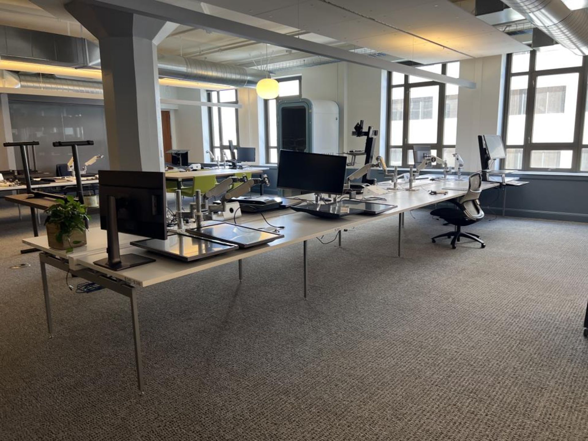(6qty) Knoll 6/8-Person Work Stations - Image 6 of 9