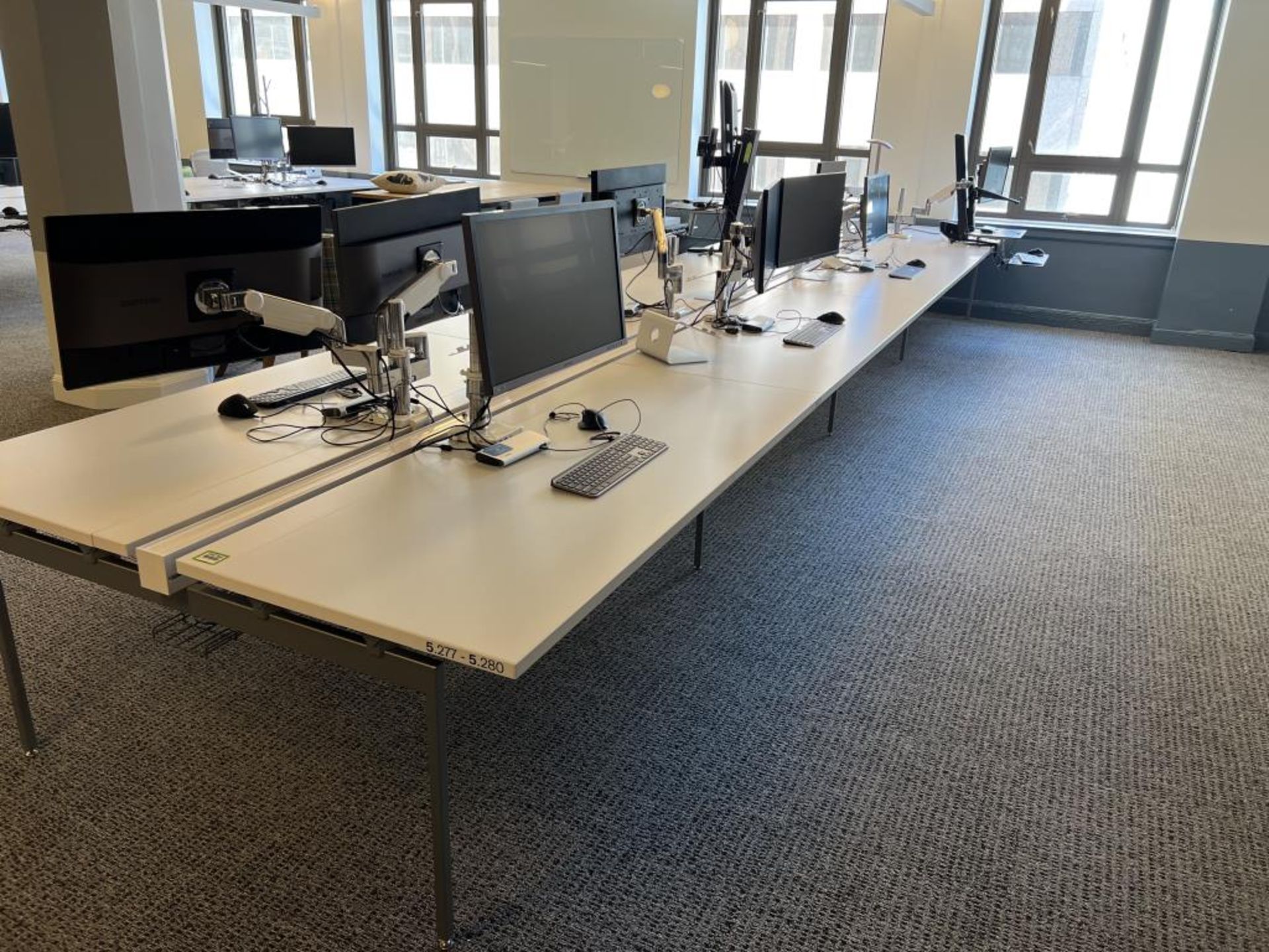 (6qty) Knoll 6/8-Person Work Stations - Image 2 of 9