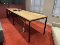 (2qty) OHIO Design Rectangle Table 72