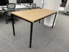 (2qty) OHIO Design Rectangle Table 72