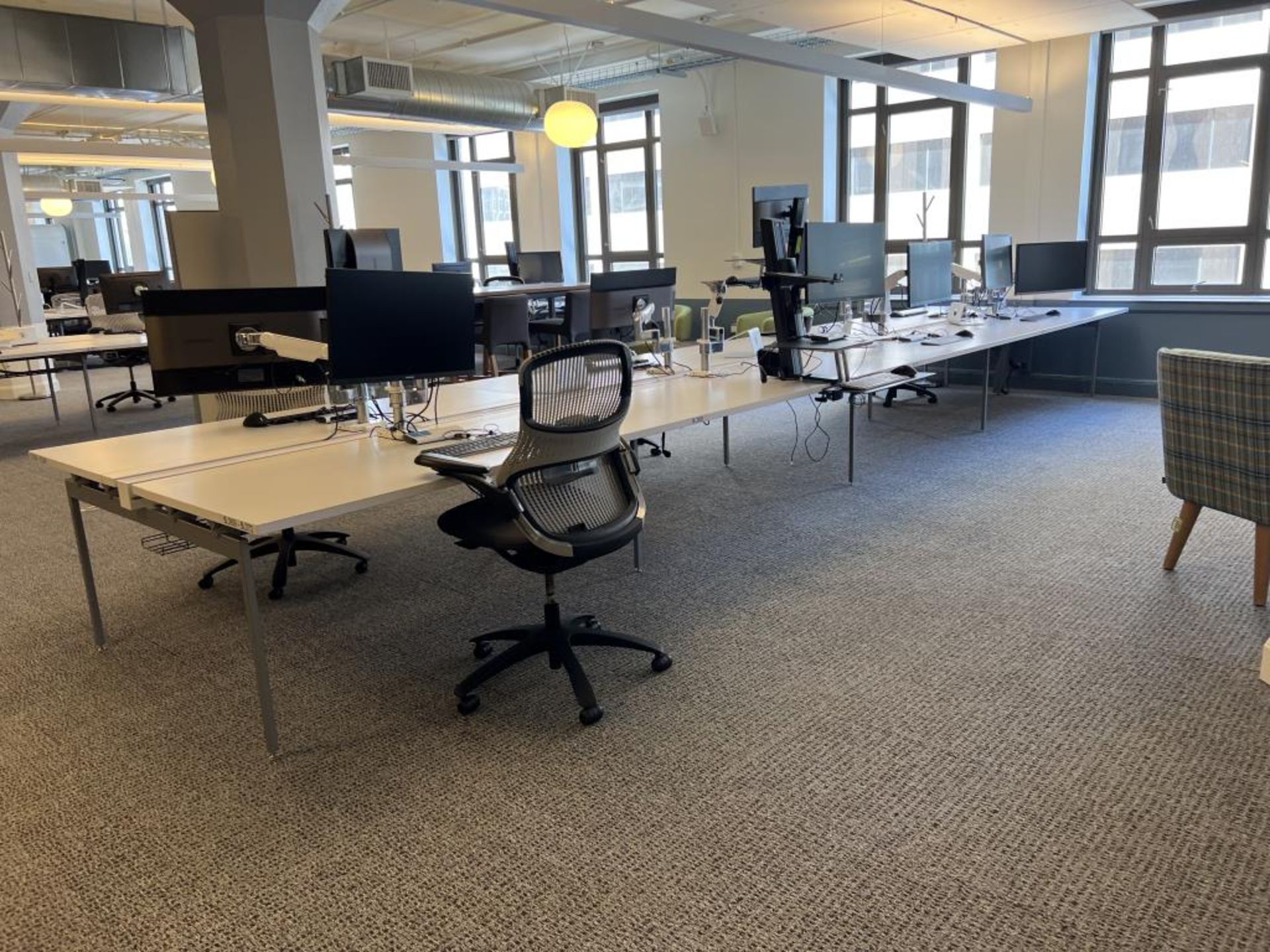 (6qty) Knoll 6/8-Person Work Stations - Image 3 of 9