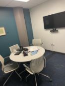 (2qty) Video Conferencing w/ Table & Task Chairs