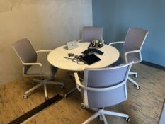 Video Conferencing w/ Table & Chairs