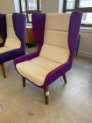NaughtOne Hush Chair Two Tone Wood Base