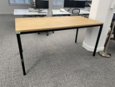 (2qty) OHIO Design Rectangle Table 72