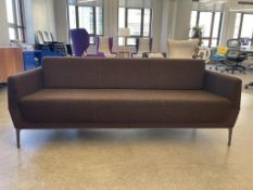 Coalesse Visalia Lounge 3-Seat Sofa, Two Tone