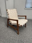 DWR Knoll Studios Risom Lounge Chair, Oatmeal