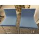 (7qty) Andreu World Lineal Comfort Stools, Blue - Image 4 of 7