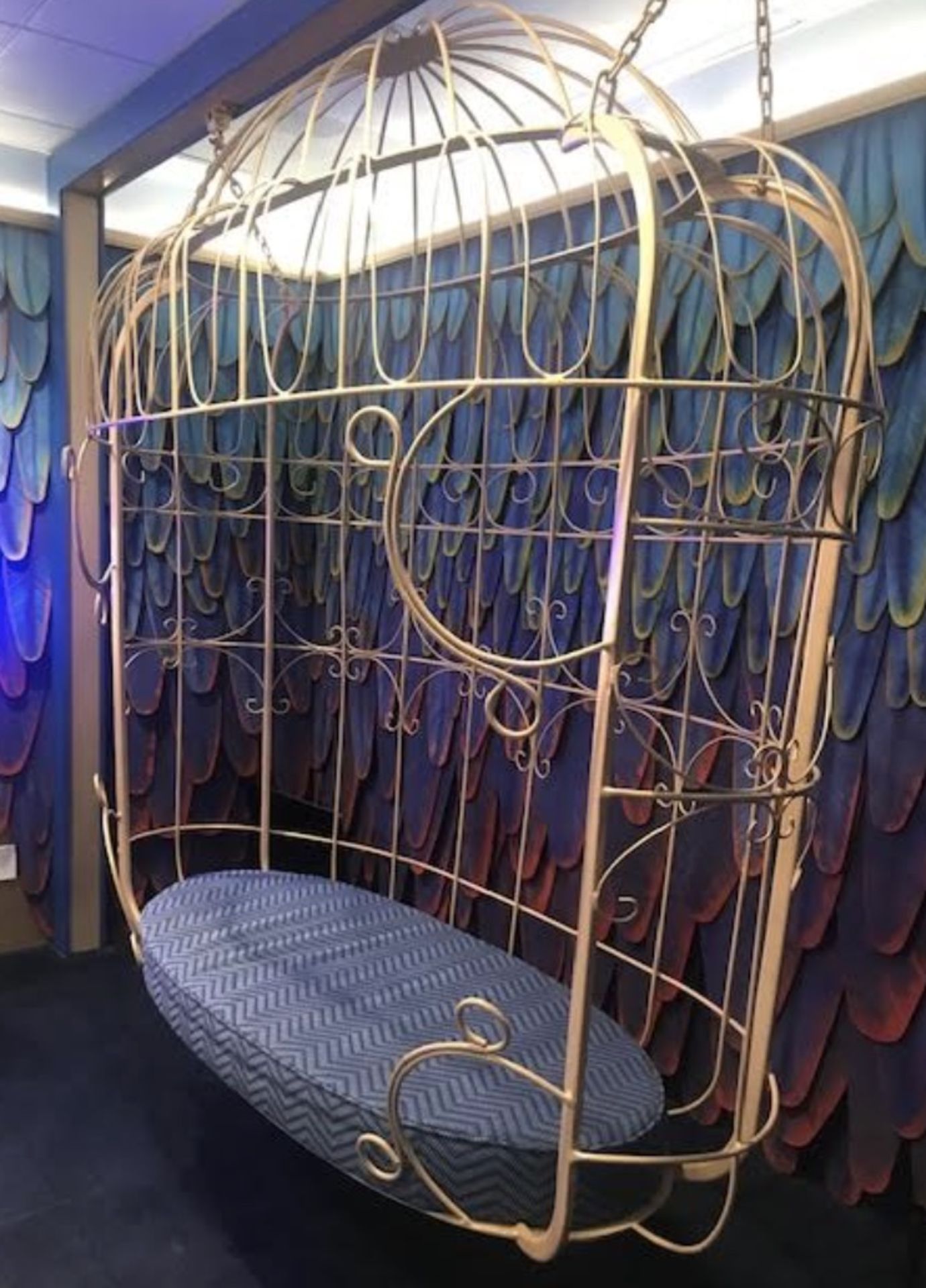 Bird Cage Hanging Sofa (Daybed) Swing - Image 7 of 8
