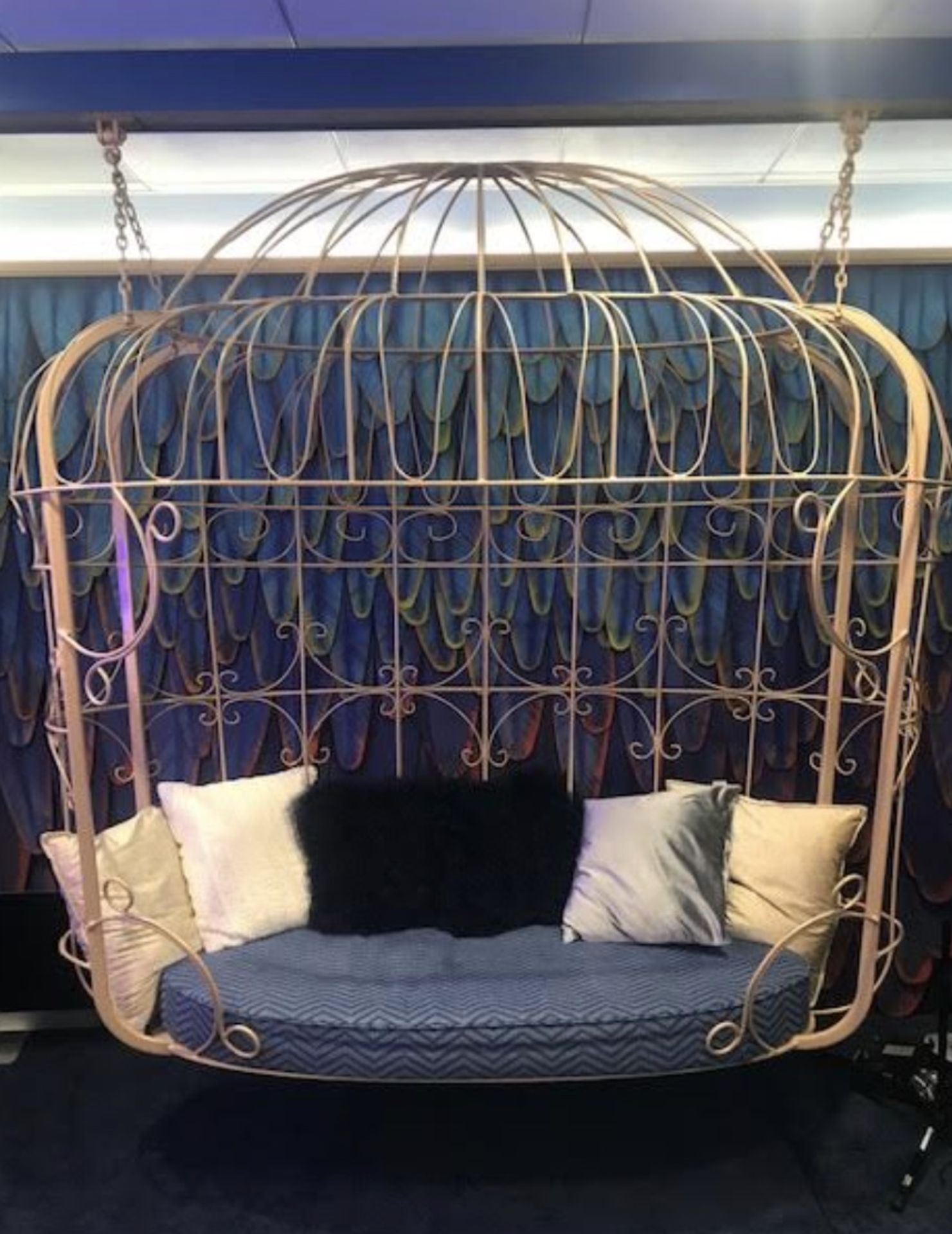 Bird Cage Hanging Sofa (Daybed) Swing - Image 5 of 8