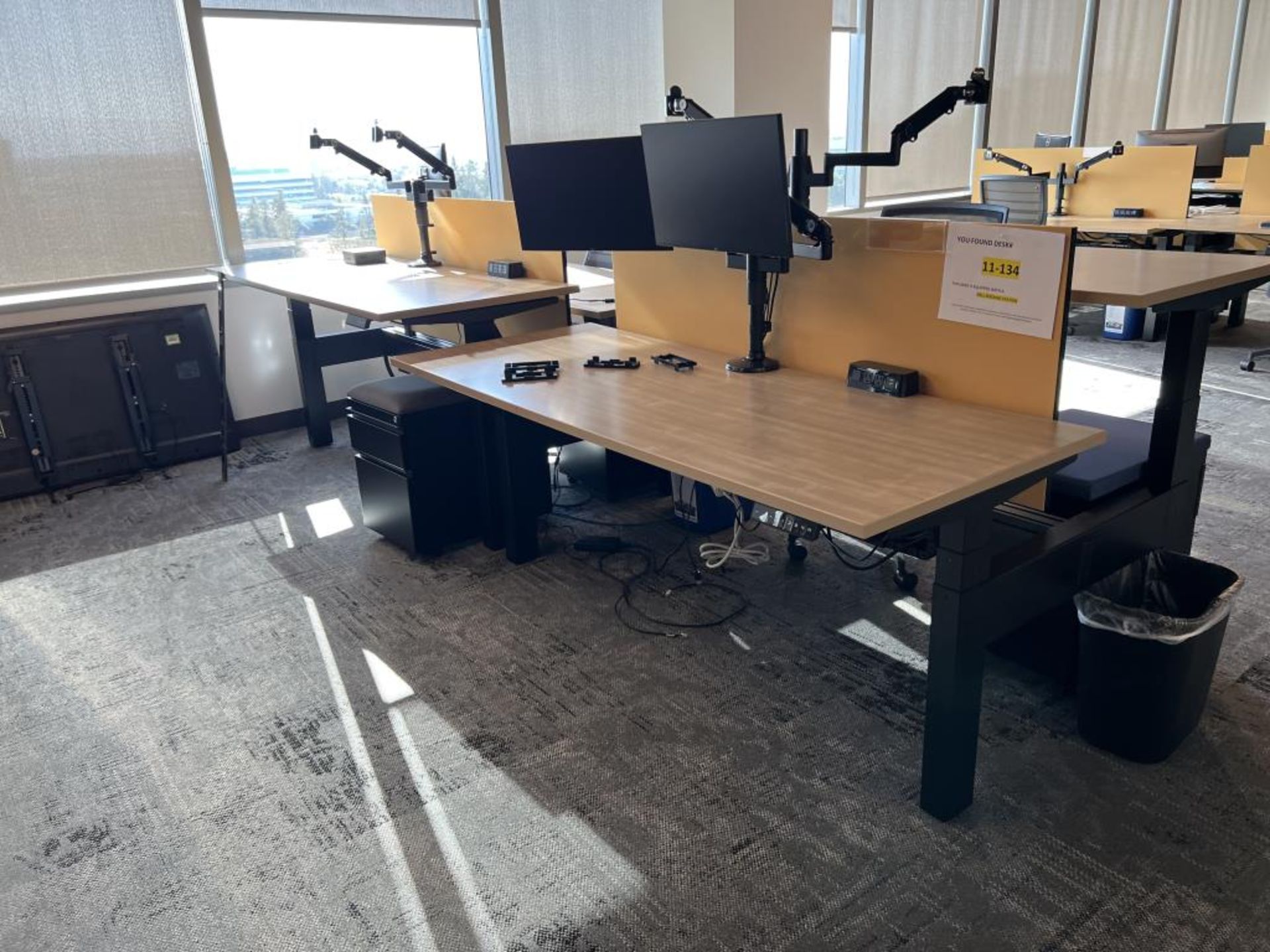 AMQ Open Plan Bench Workstations - Image 7 of 15