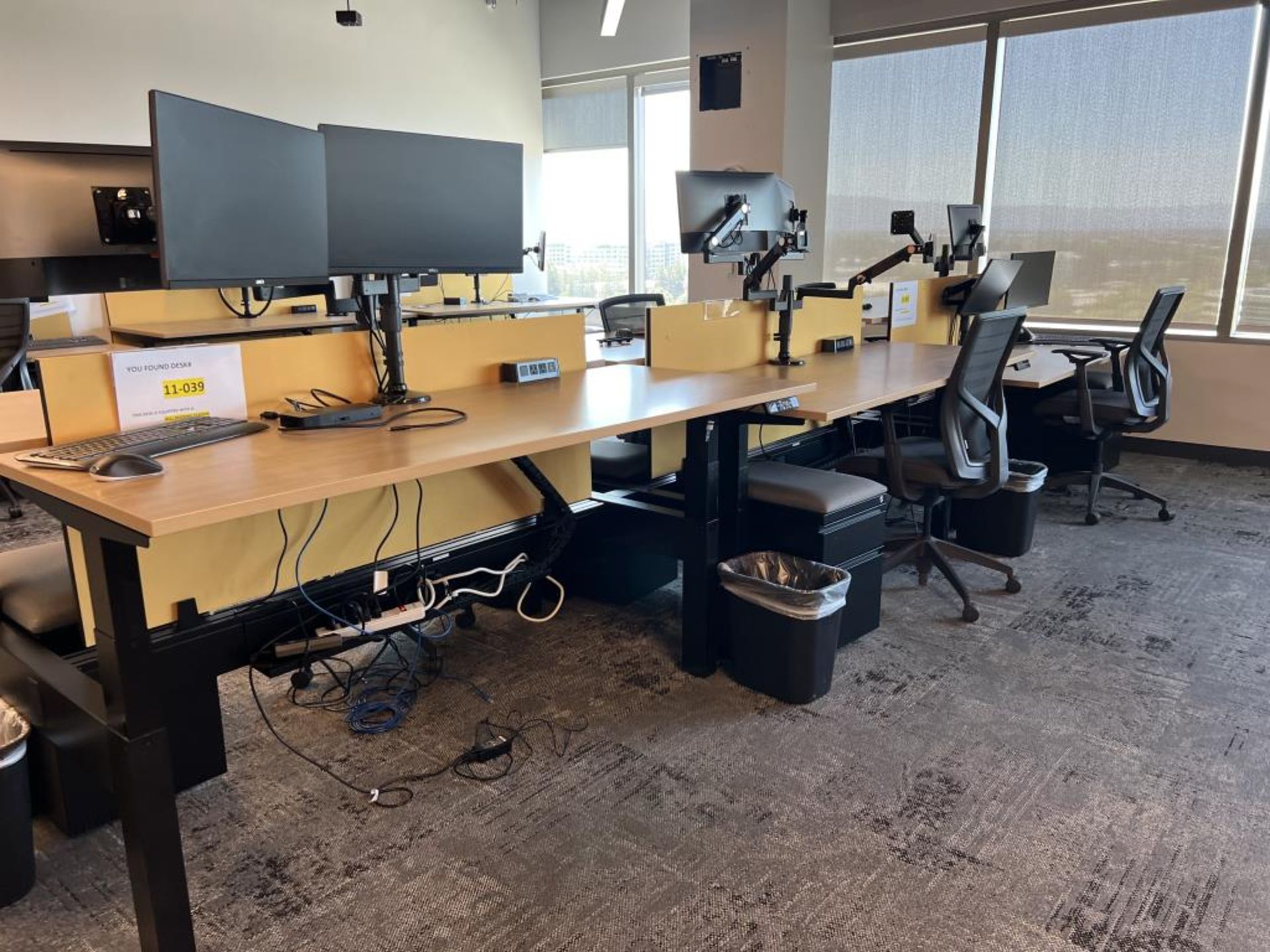 AMQ Open Plan Bench Workstations - Image 13 of 18
