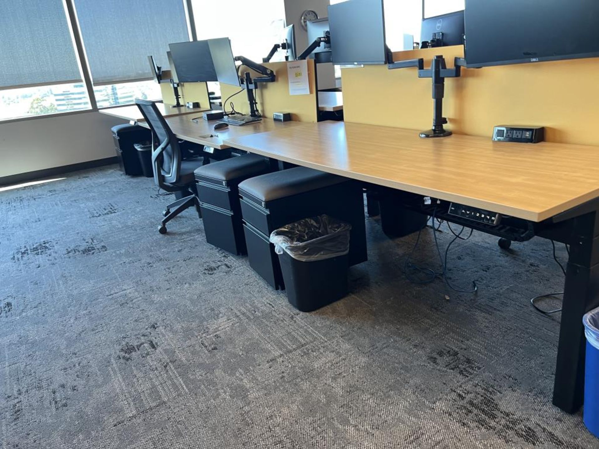 AMQ Open Plan Bench Workstations - Image 8 of 18