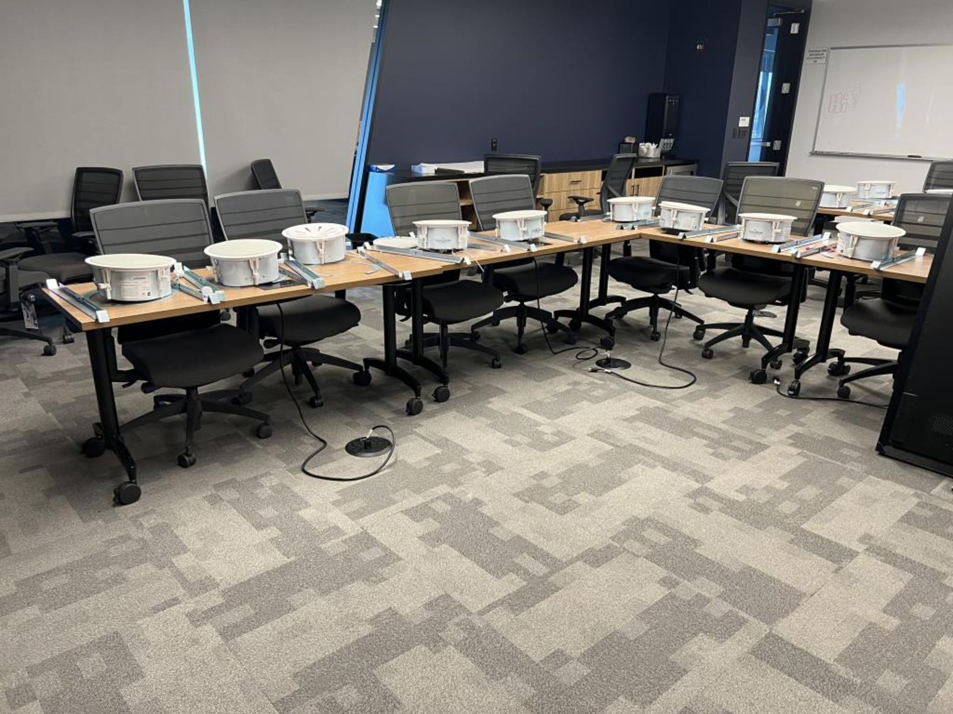 PTZ Overhead Conference Rm. System w/Speakers & Ceiling Microphones