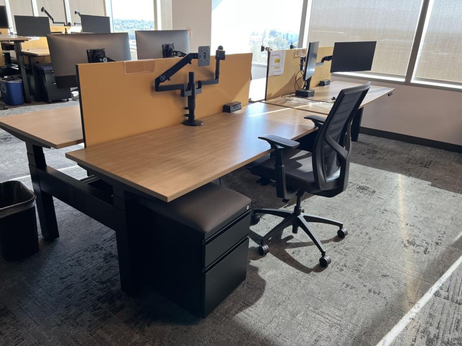 AMQ Open Plan Bench Workstations - Image 4 of 15