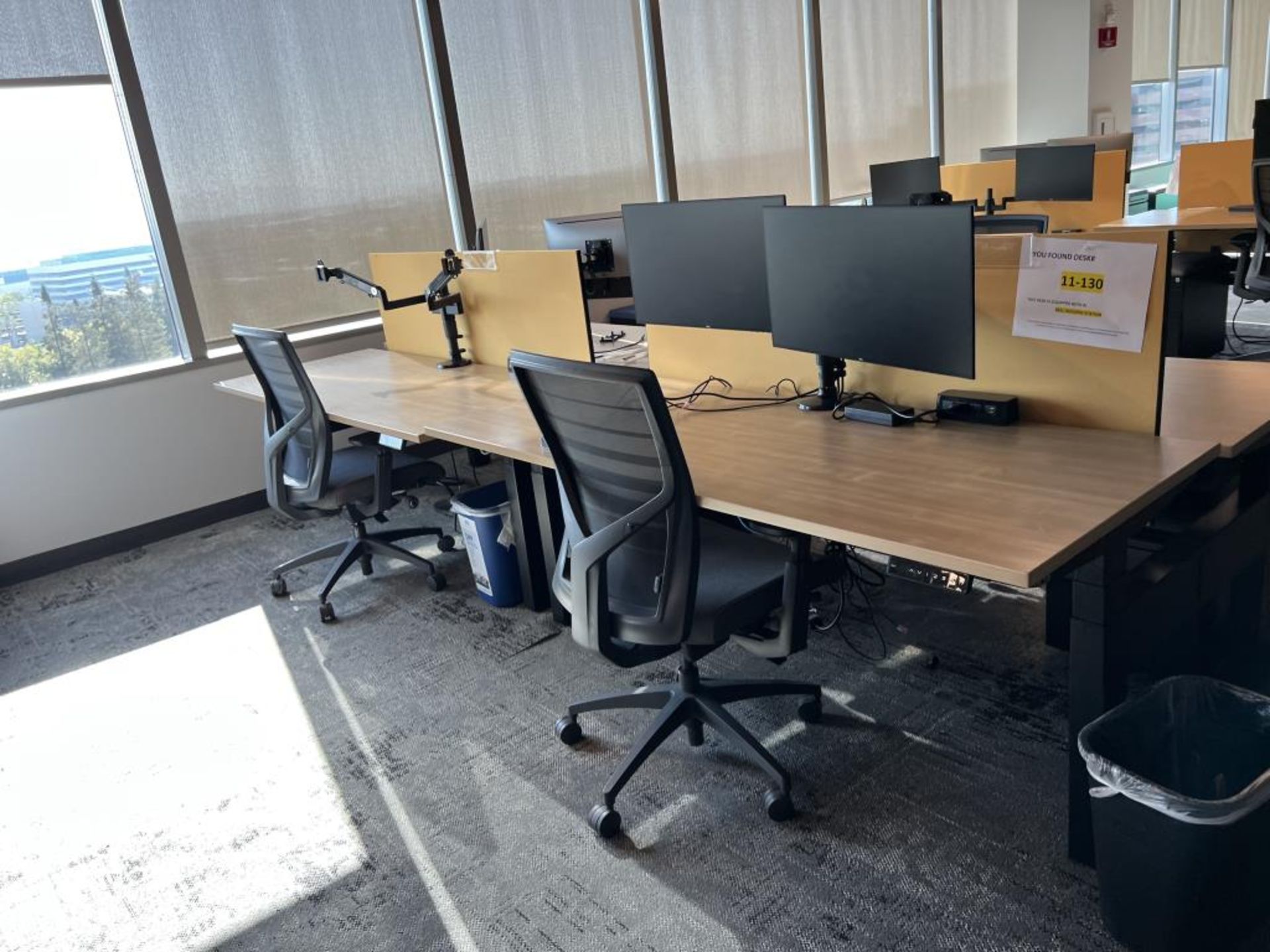 AMQ Open Plan Bench Workstations - Image 5 of 15