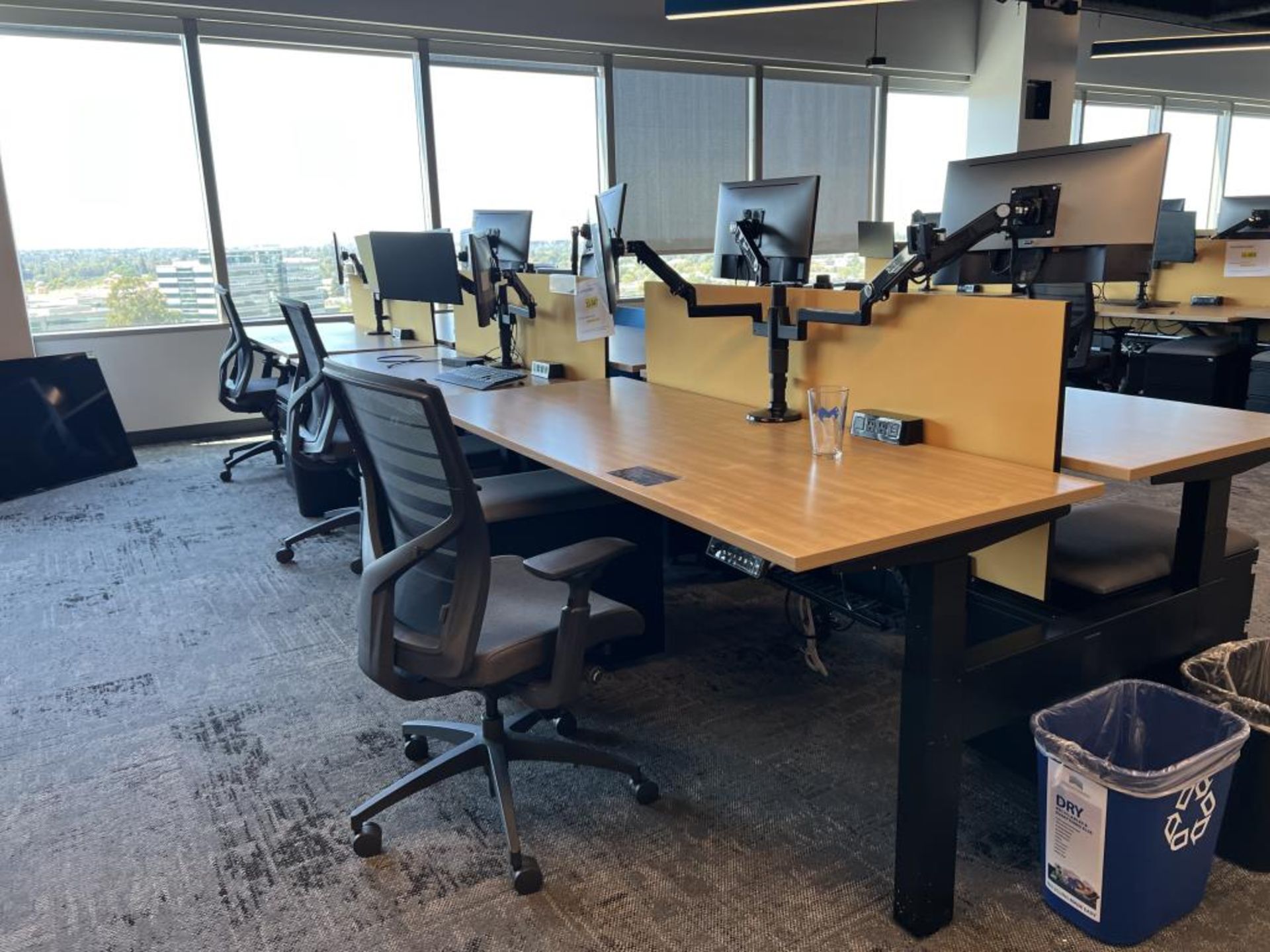 AMQ Open Plan Bench Workstations - Image 10 of 18