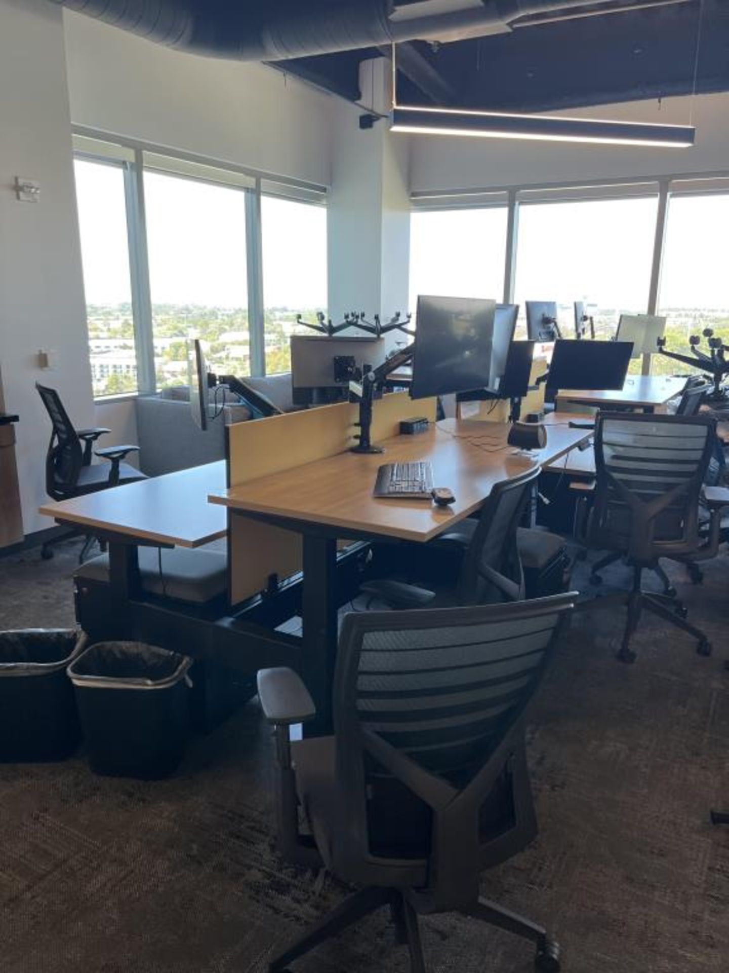 AMQ Open Plan Bench Workstations