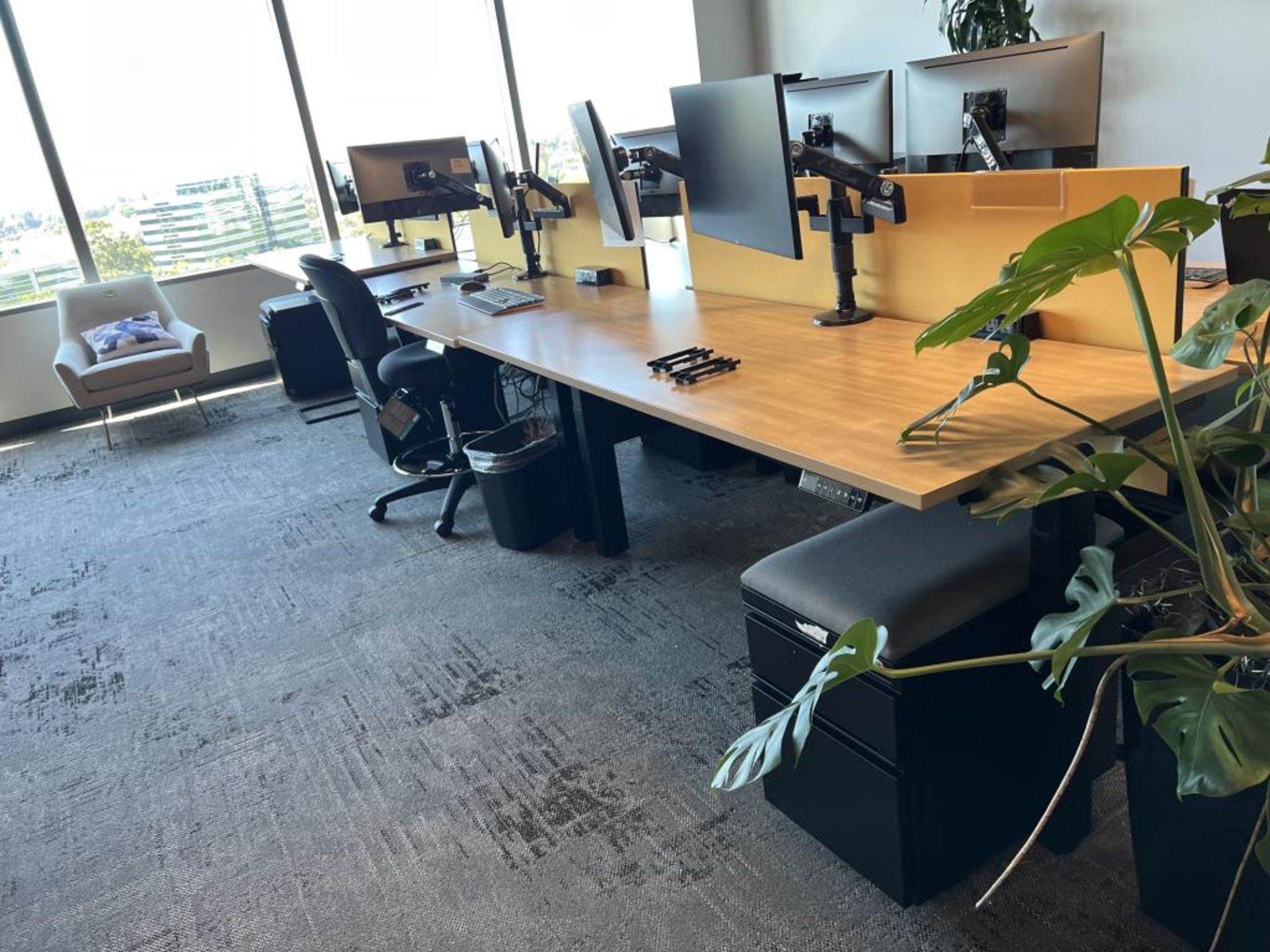 AMQ Open Plan Bench Workstations - Image 2 of 18