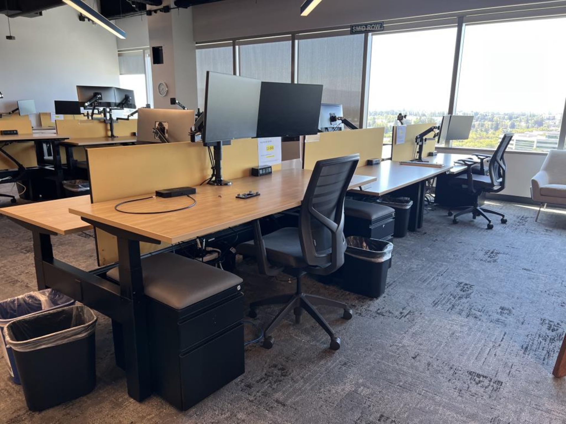 AMQ Open Plan Bench Workstations - Image 11 of 18